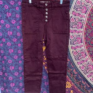 4/$30 American Eagle Button Up Jeggings